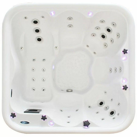 Гидромассажный бассейн Passionspas Corsica Superior (232x232x87 см), Белый  фото №2