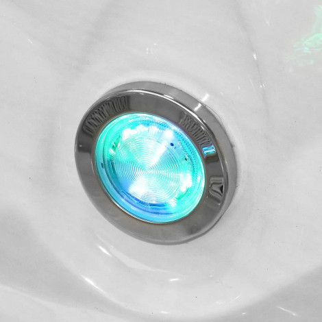 Гидромассажный бассейн Passionspas Ecstatic Mighty Wave (305x228x91 см), Серебристо-белый  фото №11