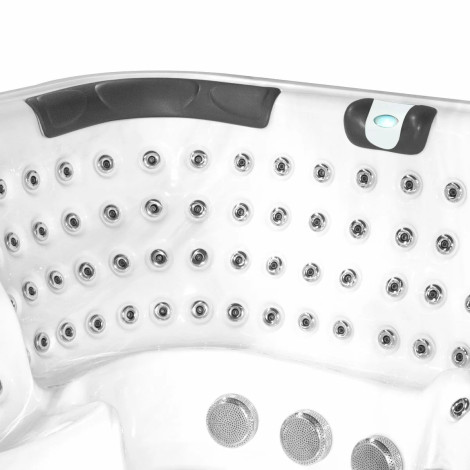 Гидромассажный бассейн Passionspas Ecstatic Mighty Wave (305x228x91 см), Серебристо-белый  фото №3