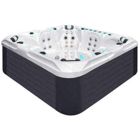 Гидромассажный бассейн Passionspas Excite Mighty Wave (224x224x91 см), Серебристо-белый фото