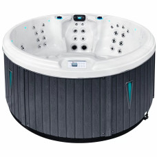 Гидромассажный бассейн Passionspas Recharge (200х85 мм), Серебристо-белый фото