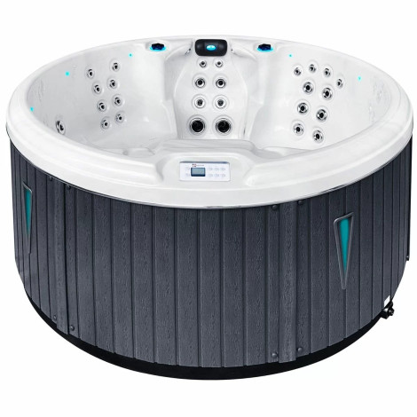 Гидромассажный бассейн Passionspas Recharge (200х85 мм), Серебристо-белый фото