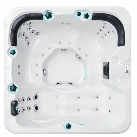 Гидромассажный бассейн Passionspas Refresh (204х204х85 см), Серебристо-белый  фото №2