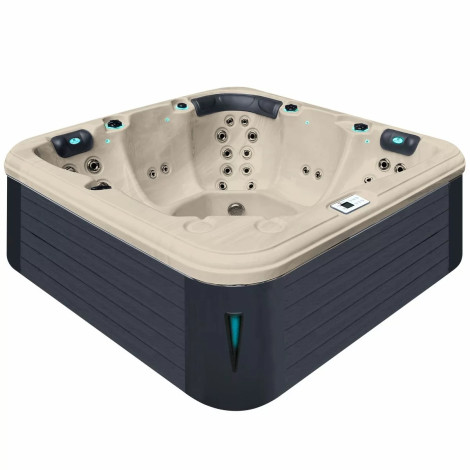 Гидромассажный бассейн Passionspas Relax (204х204х85 см), Серый горизонт пустыни фото