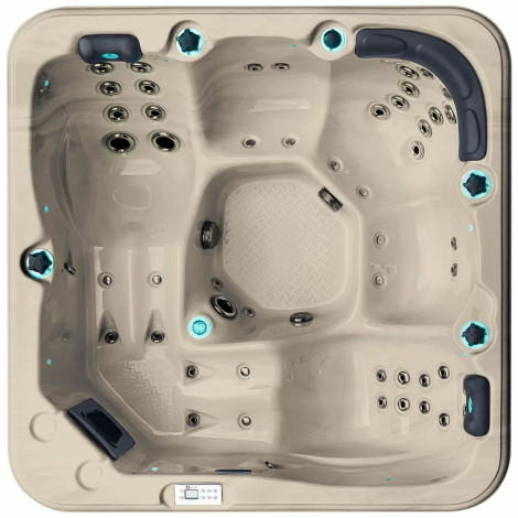 Гидромассажный бассейн Passionspas Relax (204х204х85 см), Серый горизонт пустыни  фото №2