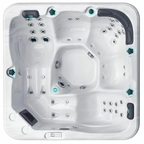 Гидромассажный бассейн Passionspas Relax (204х204х85 см), Серебристо-белый  фото №2