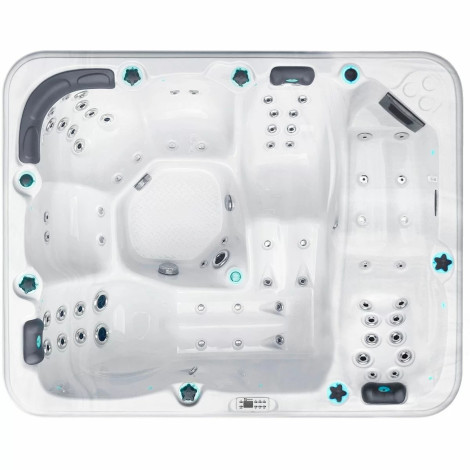 Гидромассажный бассейн Passionspas Repose (254х204х85 мм), Серебристо-белый  фото №2