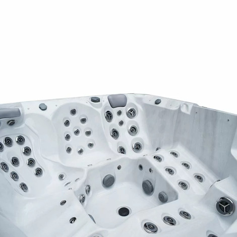 Гідромасажний басейн IQUE Dreamline-II 2200-II-DD-BP (WiFi) (220х220х96 см) Brushed walnut  фото №3