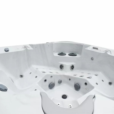 Гідромасажний басейн IQUE Dreamline-II 2200-II-DD-BP (WiFi) (220х220х96 см) Brushed walnut  фото №4