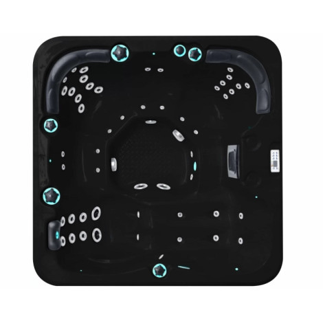 Гидромассажный бассейн Passion Spas Refresh (204х204х85 см), Черная жемчужина  фото №2