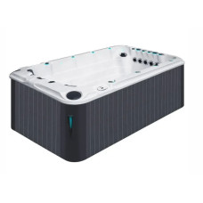 Плавательный SPA бассейн Passion Spas Activity 1 Deep (394x226x152 см), Серебристо-белый фото