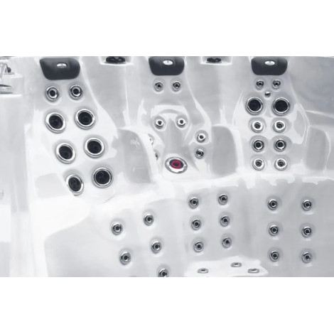 Плавательный SPA бассейн Passion Spas Activity 2 Deep (549x226x152 см), Серебристо-белый  фото №4