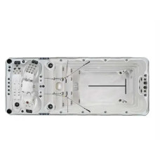 Плавательный SPA бассейн Passion Spas Spirit (540x228x126 см), Серебристо-белый фото