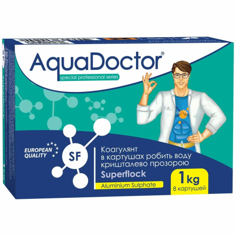 Коагулюючий засіб в картушах AquaDoctor Superflock фото