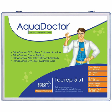 Тестер AquaDoctor 5 в 1 фото