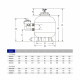 Фильтр Aquaviva MSD750 (23 м3/час, D750)  фото №2