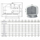 Фільтр Hayward HCFF701252WVA FA Bobbin (101 м3/год, D1800)  фото №2