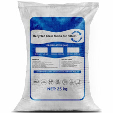 Пісок скляний Aquaviva 1.2-3.2 мм (25 кг) фото