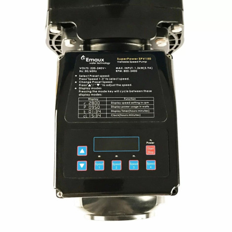 Насос Emaux SPV150 (220 В, 20 м3/год, 1,5 HP) зі змін. швид.  фото №3
