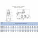 Насос Hayward HCP62153E7 (380 В, 221 м3/год, 15 HP)  фото №2