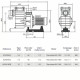 Насос Hayward HCP42553E KAL500T2 IE3 (380 В, 68 м3/год, 5,5 HP)  фото №3