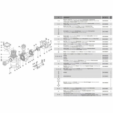 Насос Hayward HCP42753E KAL750T2 IE3 (380 В, 90 м3/год 7,5 HP)  фото №2