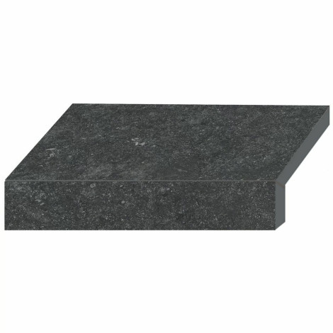 Бортовая Г-образная плитка Aquaviva Stellar Dark Grey, 600x345x50(20) мм фото