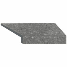 Кутовий Г-подібний елемент бортової плитки Aquaviva Stellar Grey, 600x345x50(20) мм (правий/45°) фото