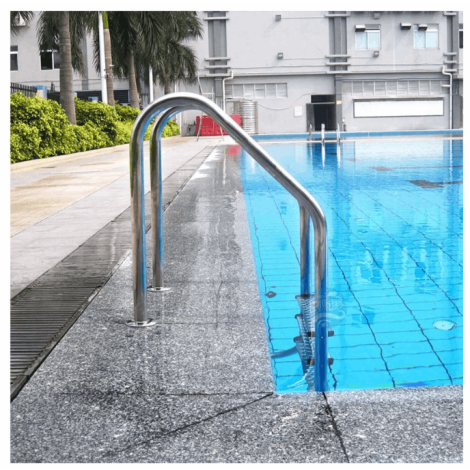 Сходи для басейну Emaux Standard NSL515-SR (5 сходинок), AISI-316  фото №2