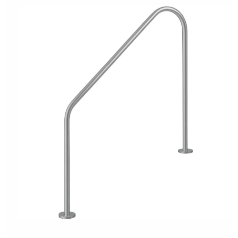 Поручень Flexinox 87162251 для римской лестницы 2-BEND (1524 мм, анкер, AISI-316L) фото