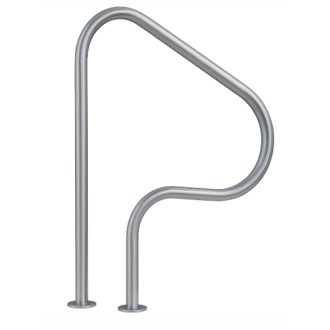 Поручень Flexinox 87164010 для римской лестницы FX-04 (800 мм, фланец, AISI-316L) фото
