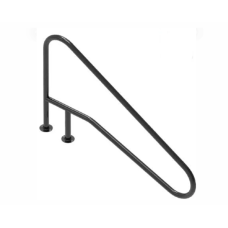 Поручень Flexinox 87188154 для римской лестницы FX-02 Nero (1405 мм, фланец, AISI-316L) фото