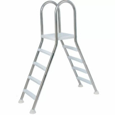 Лестница для наземных бассейнов Hayward (4 ступени), AISI-304 фото