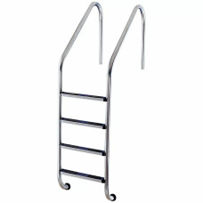 Лестница для бассейна Hayward Munich (4 ступени), для широкого борта, AISI-316 фото