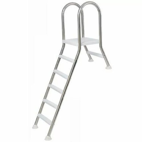 Лестница для полууглубленных бассейнов Hayward (5 ступеней), AISI-304 фото