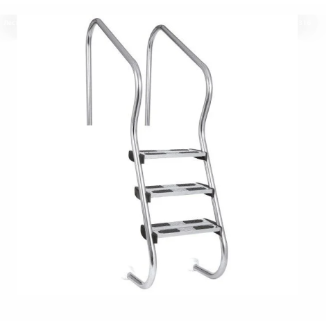 Лестница для бассейна Hayward EAF4 Easy access (4 ступени), для широкого борта, AISI-316 фото