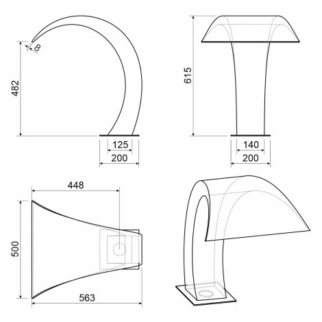 Водопад Aquaviva Виктория (615х500 мм)  фото №4