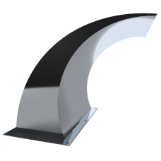 Водоспад Aquaviva Хвиля, AISI 304 (600х500 мм) фото