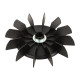 Вентилятор ел.двигуна для насоса Kripsol FAN MEC71 M2 TR/TT/BCD - RBM1030.22R\RMOT0003.02R (130*14 мм)  фото №1