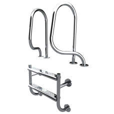 Сходи для басейну Aquaviva фігурні (2 сходинки), з двох частин, AISI-304 фото