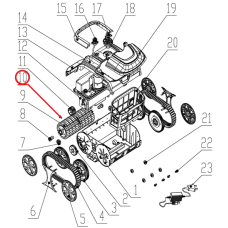 Гайка до пилососа Wybotics WY200, (Nut №10/WY200) фото