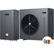 Інверторний тепловий насос для дому Aquaviva Plus 13 (12.60 кВт), циркуляційний насос + триходовий клапан фото