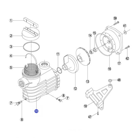 Корпус насоса NK RBH0010.00R  фото №2
