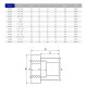 Перехідник ПВХ Hidroten 1002481, різьбове з'єднання НР-ВР, 3"-2 1/2"  фото №2