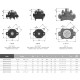 Адаптер під привід для кульового крана EFFAST BDRKITB10630 серія BK1, d63 мм  фото №2