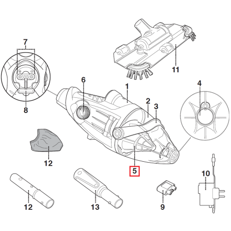 Фільтр Kokido для пилососа Voltera 25 EV25CBX/EU (EV25-05-001) фото