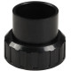 Фітинг під клей хлоратора Aquaviva SR 1.5", чорний  фото №1