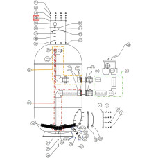 Фланець кришки для фільтрів CAPRI-HP (35012525) фото