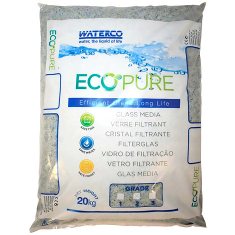 Пісок скляний Waterco EcoPure 1.0–3.0 мм (20 кг) фото