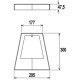 Накладка декоративна для водоспаду Flexinox Bali матова, AISI-316L  фото №2